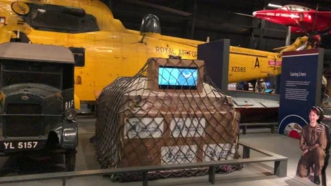 ROYAL AIRFORCE MUSEUM Stock Footage 135615395