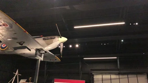 ROYAL AIRFORCE MUSEUM Stock Footage 135615421
