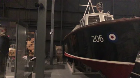 ROYAL AIRFORCE MUSEUM Stock Footage 135615486