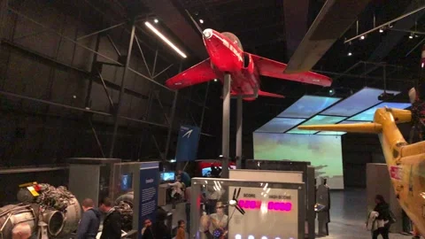 ROYAL AIRFORCE MUSEUM Stock Footage 135615488