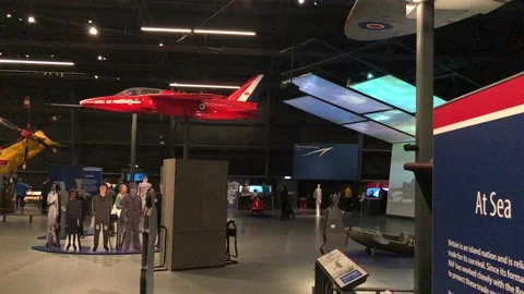 ROYAL AIRFORCE MUSEUM Stock Footage 135615514