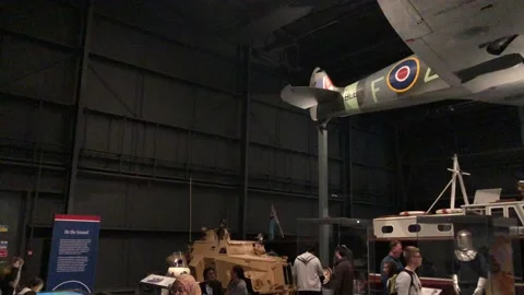 ROYAL AIRFORCE MUSEUM Stock Footage 135615566