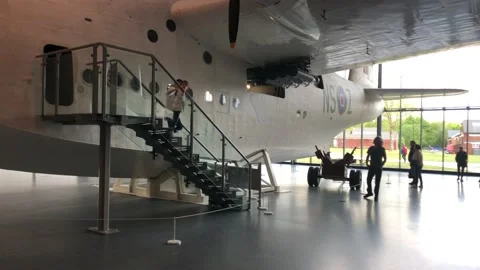 ROYAL AIRFORCE MUSEUM Stock Footage 135615595