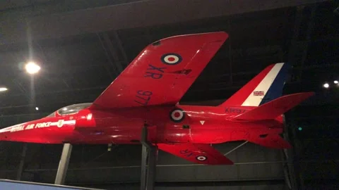 ROYAL AIRFORCE MUSEUM Stock Footage 135615769
