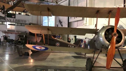ROYAL AIRFORCE MUSEUM Stock Footage 135615897