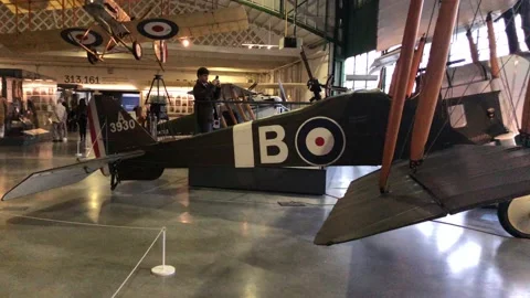 ROYAL AIRFORCE MUSEUM Stock Footage 135616012