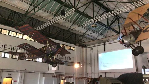 ROYAL AIRFORCE MUSEUM Stock Footage 135616055