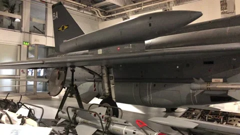 ROYAL AIRFORCE MUSEUM Stock Footage 135616168