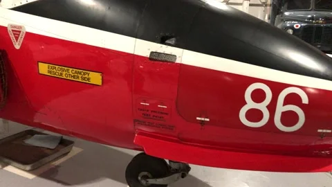 ROYAL AIRFORCE MUSEUM Stock Footage 135616197