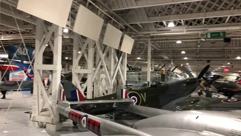 ROYAL AIRFORCE MUSEUM Stock Footage 135616304
