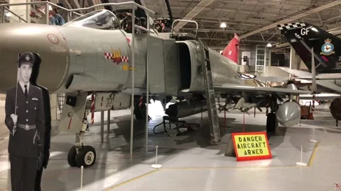 ROYAL AIRFORCE MUSEUM Stock Footage 135616408