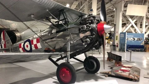 ROYAL AIRFORCE MUSEUM Stock Footage 135616456