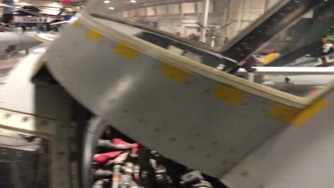 ROYAL AIRFORCE MUSEUM Stock Footage 135616578