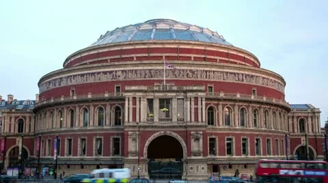 Royal Albert Hall sunset time lapse Stock-Footage 11686452