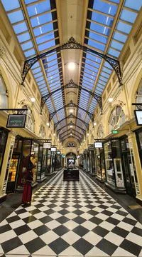 Royal Arcade Stock Photos
