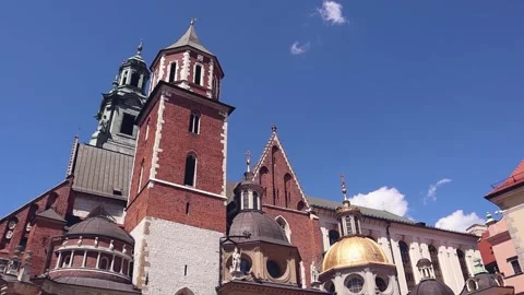 Royal Archcathedral Basilica of Saints Stanislaus and Wenceslaus Stock Footage
