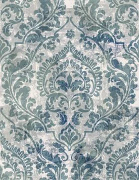 Royal Baroque texture pattern Vector. Floral ornament decoration. Victorian e 스톡 일러스트