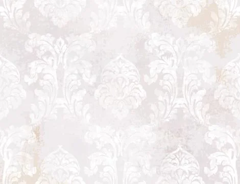 Royal Baroque texture pattern Vector. Floral ornament decoration. Victorian e Illustrazione stock