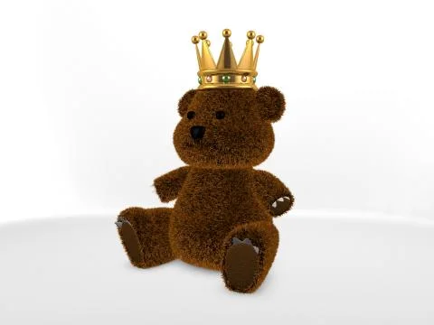 Royal bear Ilustración de archivo