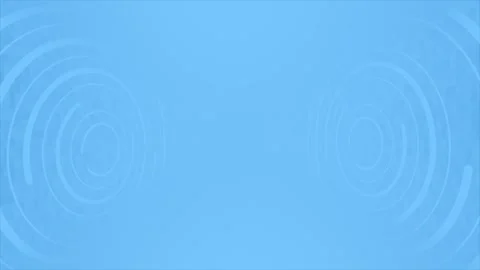 Royal blue 3d empty space with rotating circular disc technology background  Stock Footage 307676319