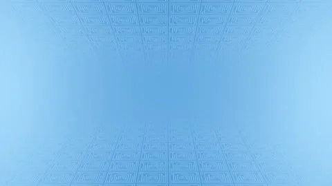 Royal blue 3d space with abstract box pattern futuristic geometrical background Stock-Footage 307684859