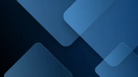 Royal blue abstract geometric square shapes minimal background Stock Footage 272639397