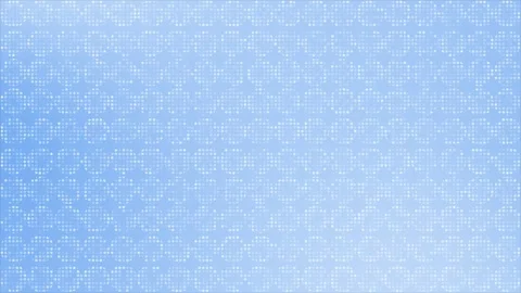 Royal blue circular dots forming circular half tone geometrical background Stock Footage 307518367