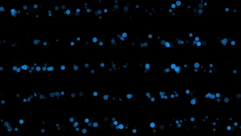 Royal blue color bubbles particles appearing disappearing over background Stock Footage 307694298