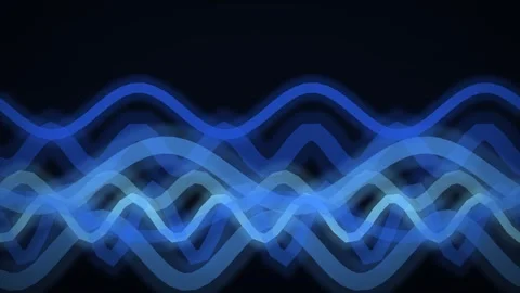 Royal Blue Gradient Flow Glowing Light Background Video stock 344255653