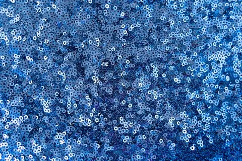 Royal blue sequin background Stock Photos