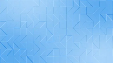 Royal blue various different shapes minimal geometrical futuristic background Video stock 302559854