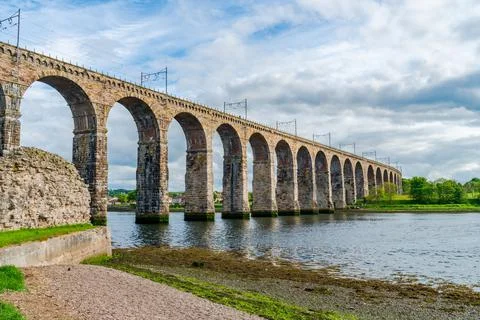 Royal Border Bridge Stock Photos
