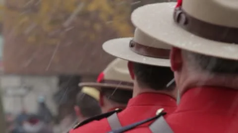 Royal Canadian Mounted Police Stock Footage