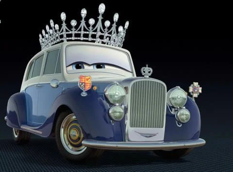 Royal car. Stock Illustration