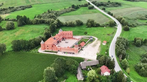 Royal castle in Tykocin Stock Footage 314186675