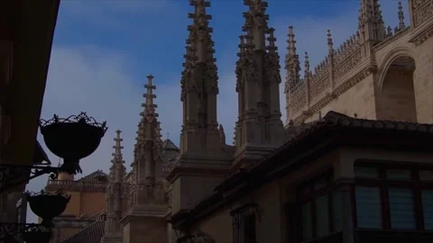 Royal chapel of Granada (Capilla Real de Granada), Spain Stock Footage 247376849