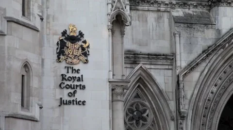 The Royal Court of Justice, The Strand, Stock Video Pond5