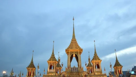 Royal crematorium Stock Footage 83545990