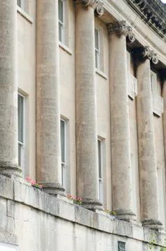 Royal  Crescent Bath Stock Photos