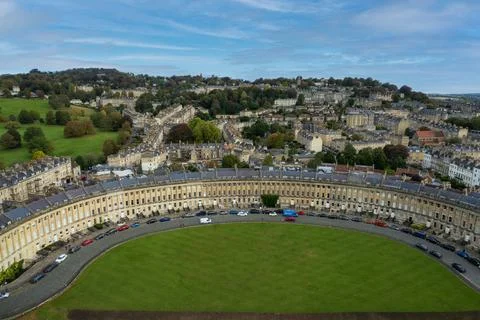 The Royal Crescent, Bath. Stock Photos