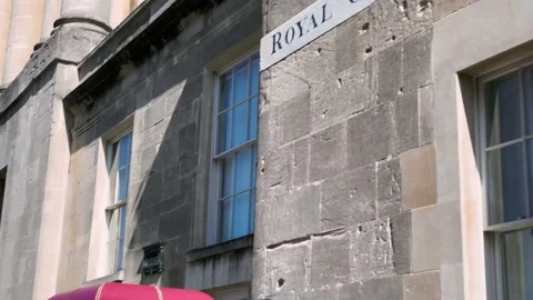 Royal Crescent, Bath, UK Stock Footage 157603085