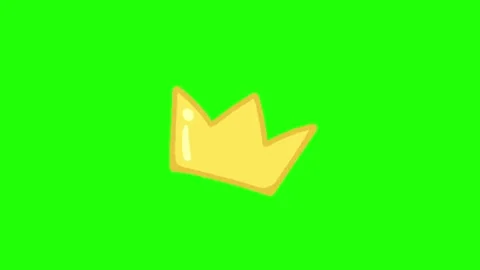 Royal Crown Animation Chroma Key Screen Effect Video stock 337197569
