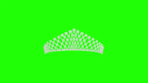 Royal Crown Animation Chroma Key Screen Effect Stock-Footage 337197576