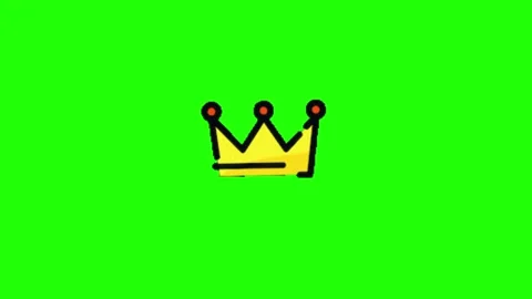 Royal Crown Animation Chroma Key Screen Effect Video stock 337197579