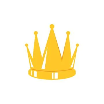 Royal crown logo icon vector illustration Stock Illustration