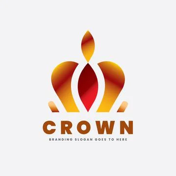 Royal Crown Logo Stock Illustration