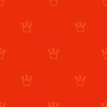 Royal crown pattern Stock Illustration