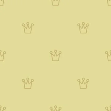 Royal crown pattern Stock Illustration