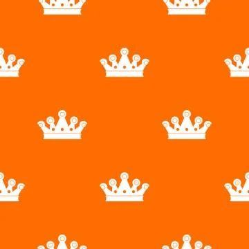Royal crown pattern seamless Stockillustratie