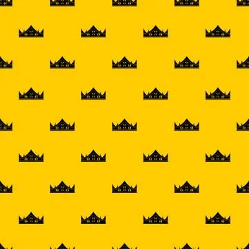 Royal crown pattern vector Illustrazione stock